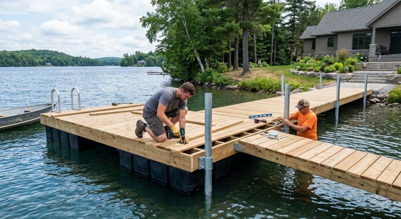 Boat Dock Installation in Kansas City, KS