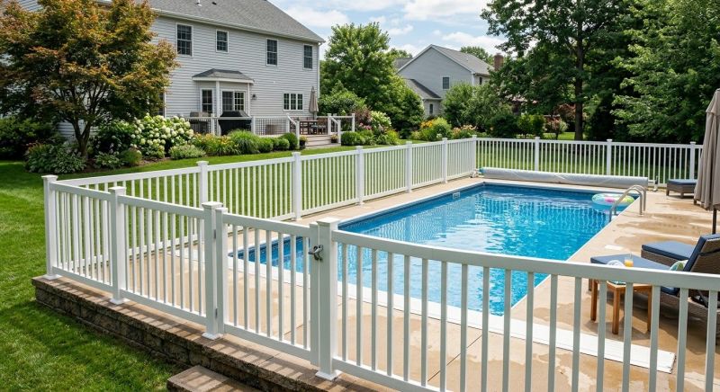 Pvc Pool Fence Installation in Pearland, TX