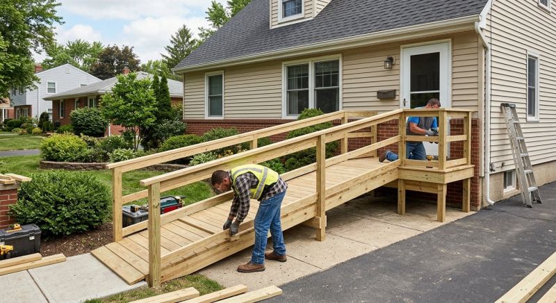 Accessible Ramp Construction in Conroe, TX