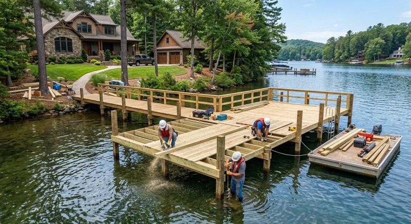 Boat Dock Construction in Overland Park, KS