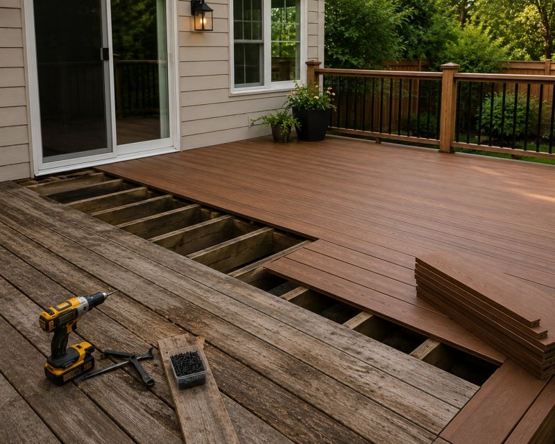 Deck Floor Replacement in Redmond, WA