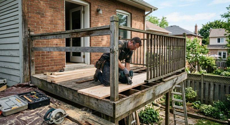 Deck Railing Replacement in Redmond, WA