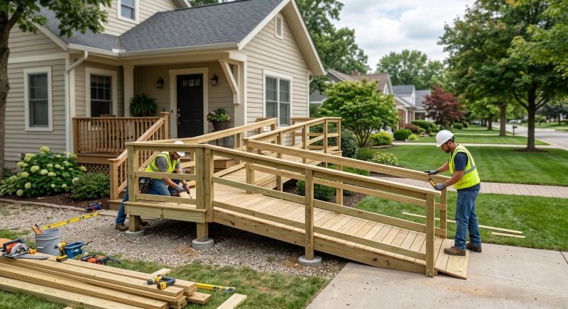 Handicap Ramp Construction in Kansas City, KS