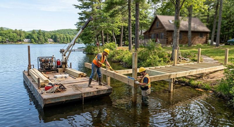 Water Dock Installation in Kansas City, KS