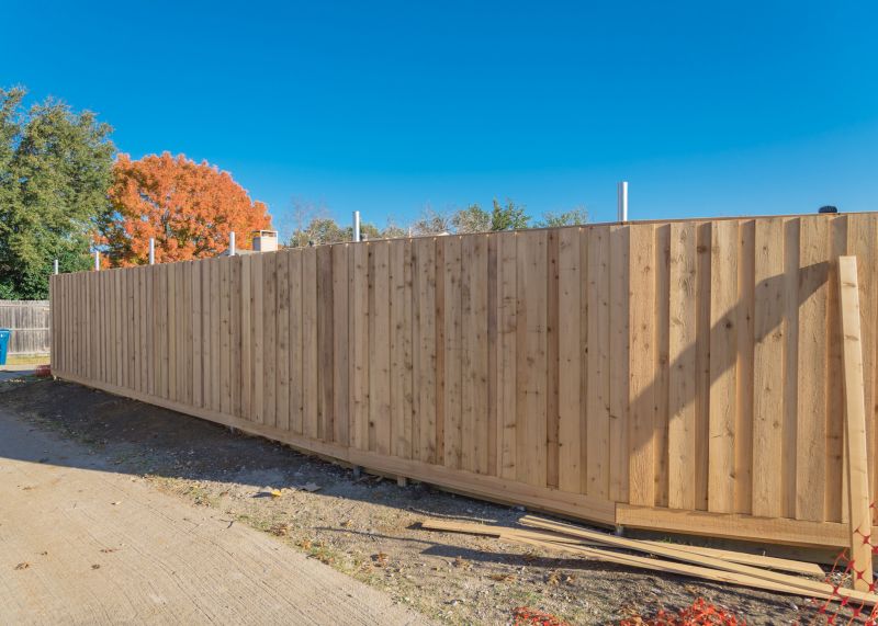 Wood Picket Fence Installation in Pearland, TX