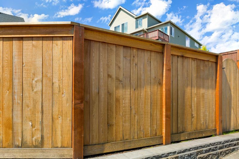 Wood Plank Fence Installation in Pearland, TX